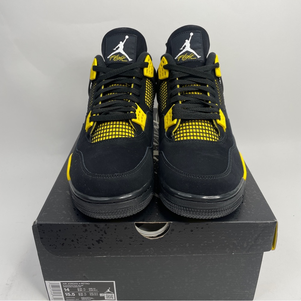 Nike Air Jordan 4 Retro “Thunder/Tour Yellow” 2023 - Picture 2 of 4